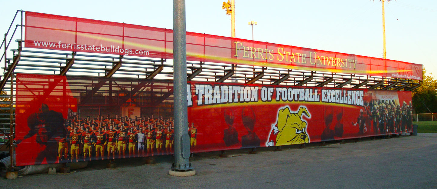 Bleacher Wraps - Football - BleacherSkin®