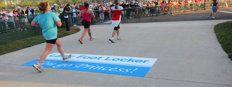 Concrete & Asphalt Decals - Running - GatorAd®