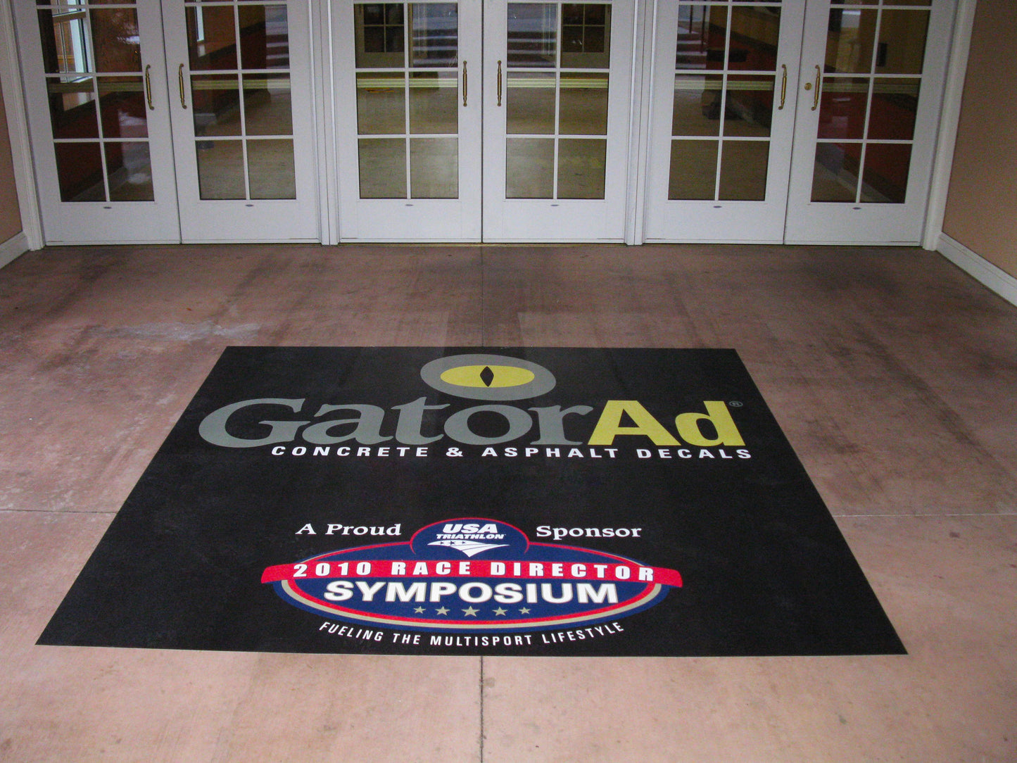 Concrete & Asphalt Decals - Event- - GatorAd®