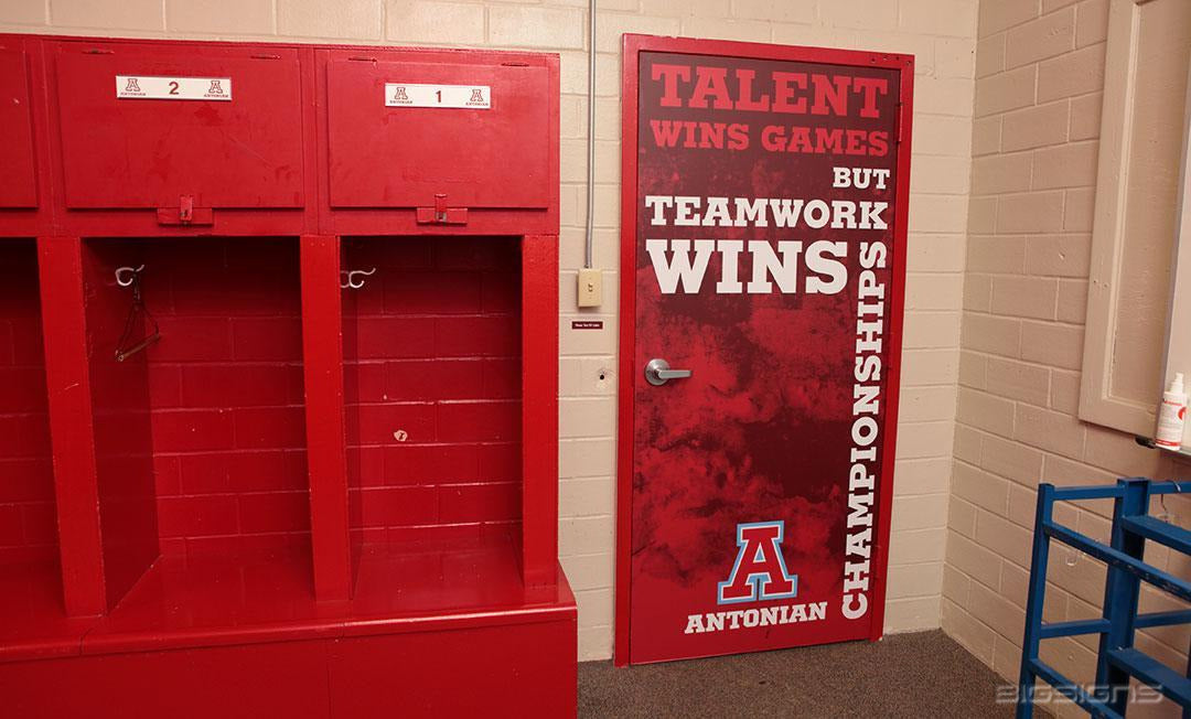 DoorSkin™ Athletic Door Wraps