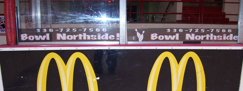 Rink Window Signs - Hockey