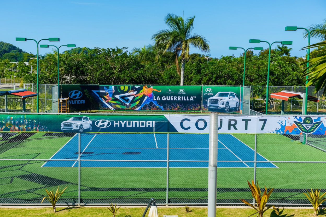 Custom Fabric Fence Screens For Athletic Fields and Events