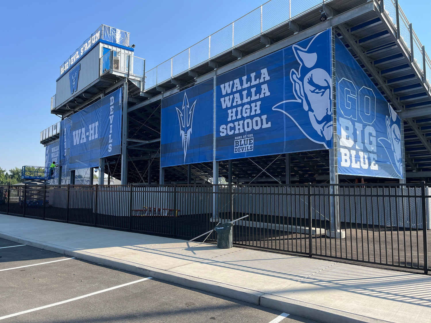 Custom Football Facility Wraps