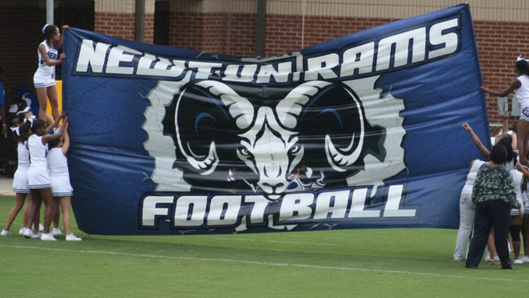 Custom Football Banners, Signs & Flags