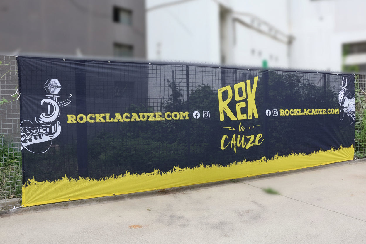 EventFab™ Custom Fabric Mesh Banners for Sports & Events