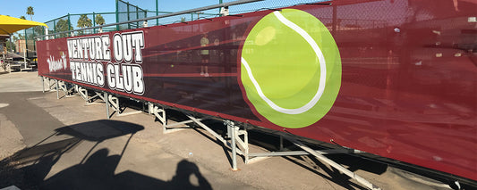 Bleacher Wraps - Tennis - BleacherSkin®