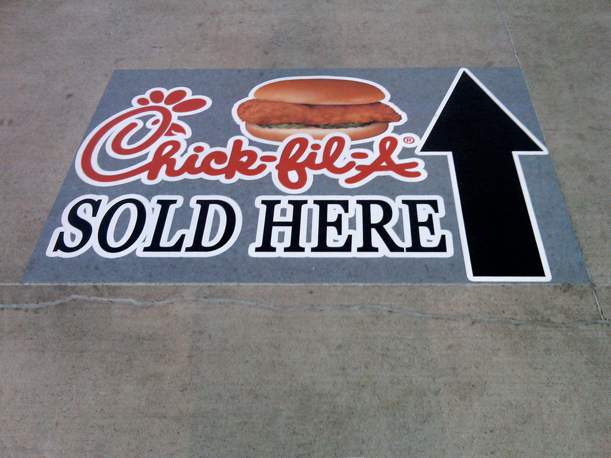 GatorAd™ Commercial Concrete & Asphalt Decals