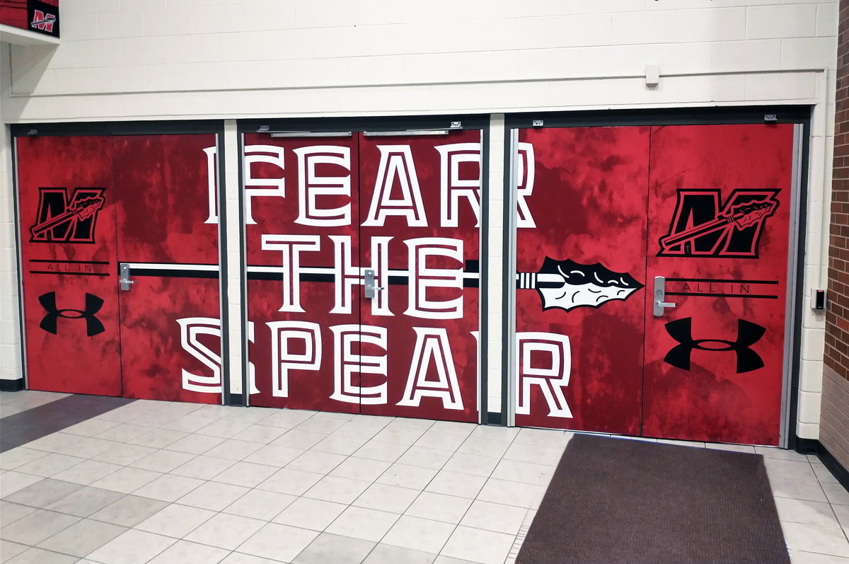 DoorSkin™ Athletic Door Wraps