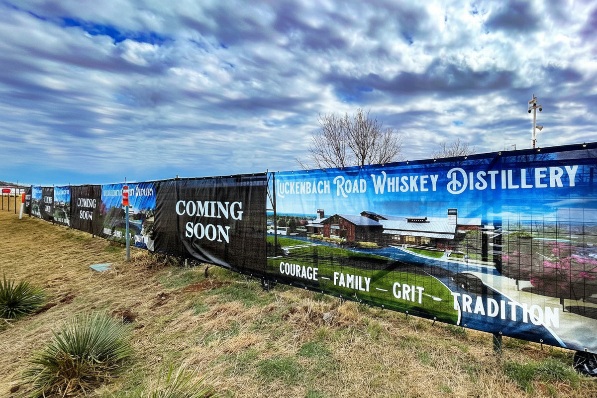 DuraMesh™ Custom Vinyl Mesh Construction Banners