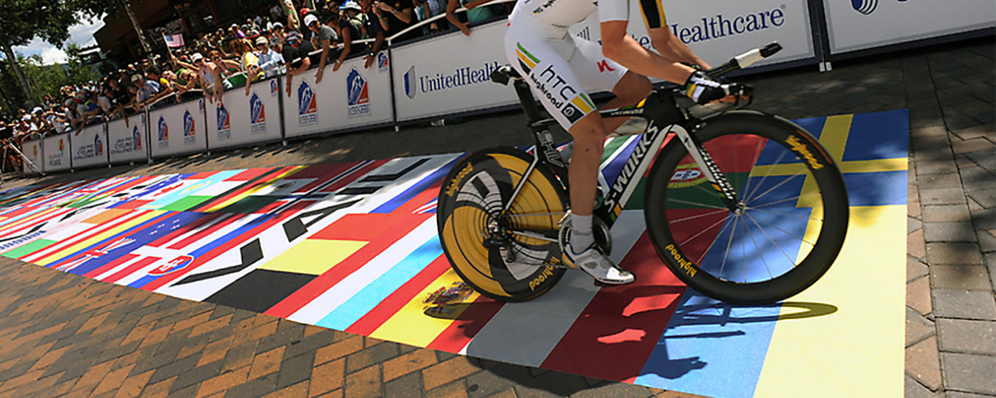 Concrete & Asphalt Decals - Running - GatorAd®