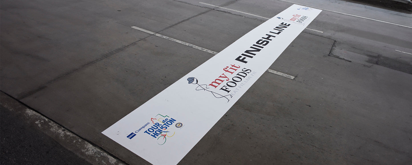 Concrete & Asphalt Decals - Running - GatorAd®