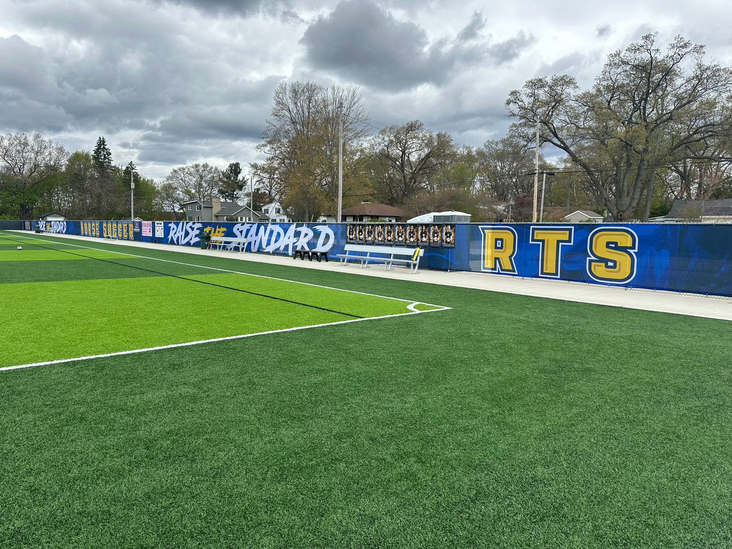 FieldFabMax™ Printed Fabric Athletic Fence Screen