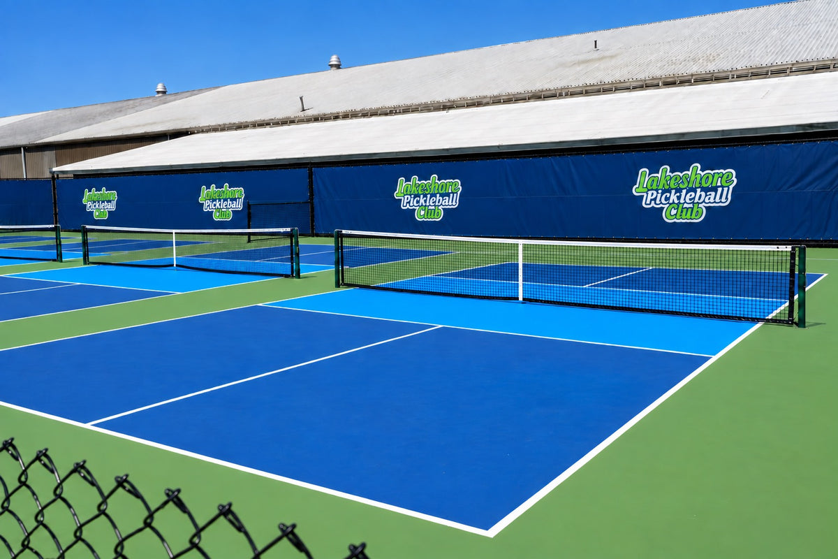 Pickleball Windscreen for Clubs, Parks & Athletic Facilities