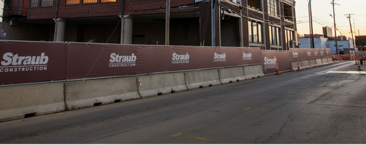 LogoScreen™ Premium Logo Construction Fence Screen