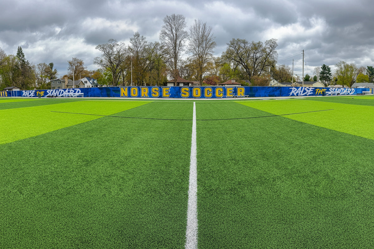 FieldFabMax™ Printed Fabric Athletic Fence Screen