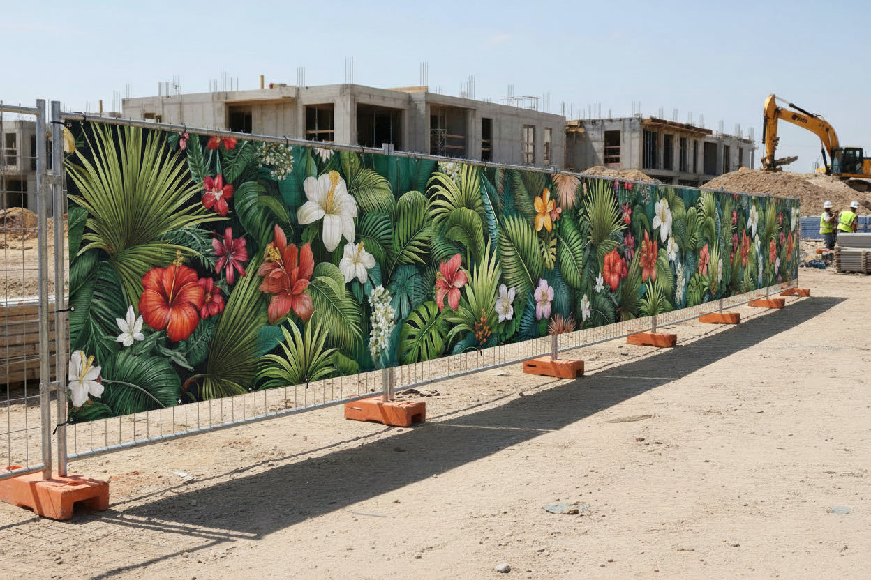 GreenScape™ Printed Fabric Privacy Fence Screen