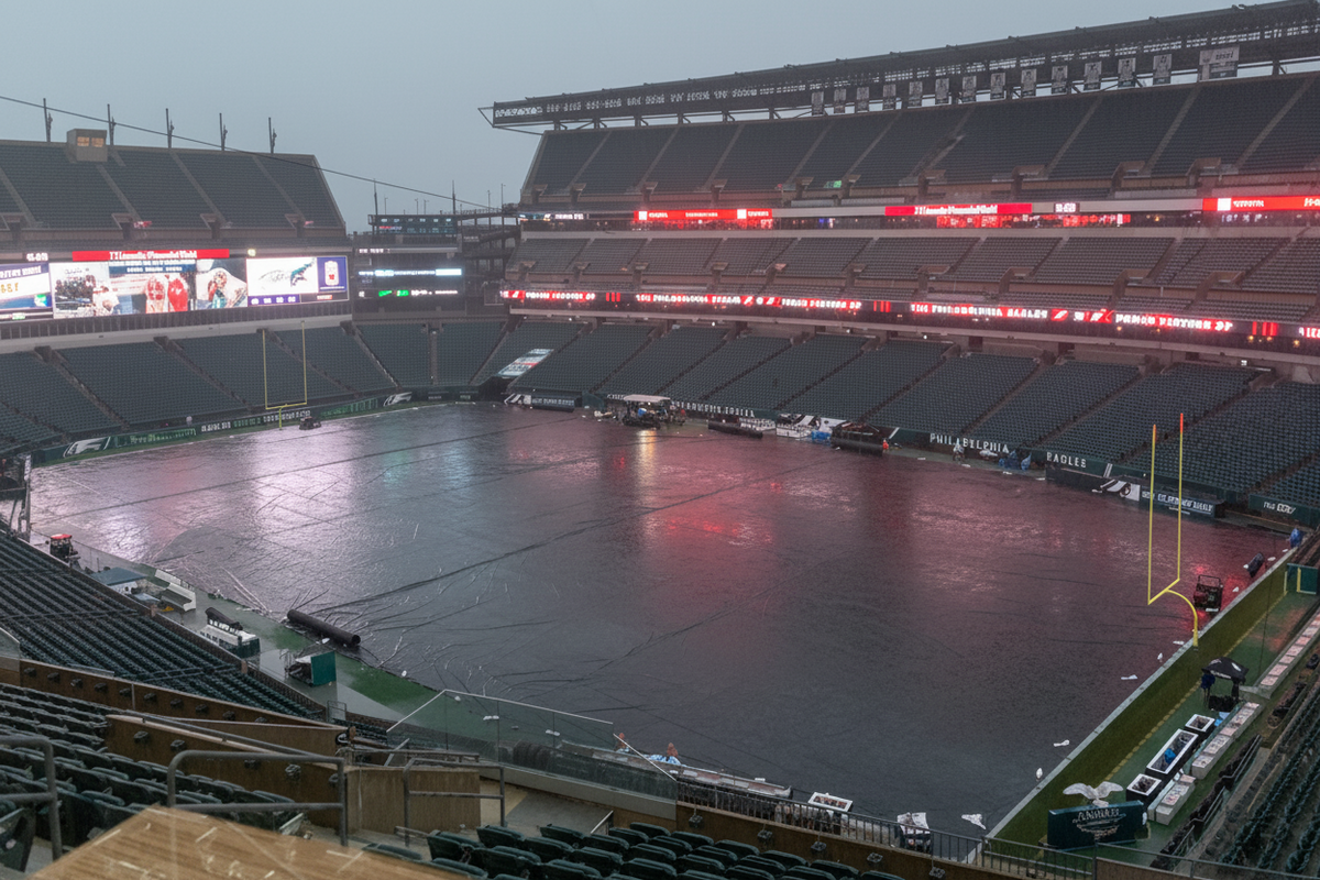 FieldCover™ Football Field Tarps