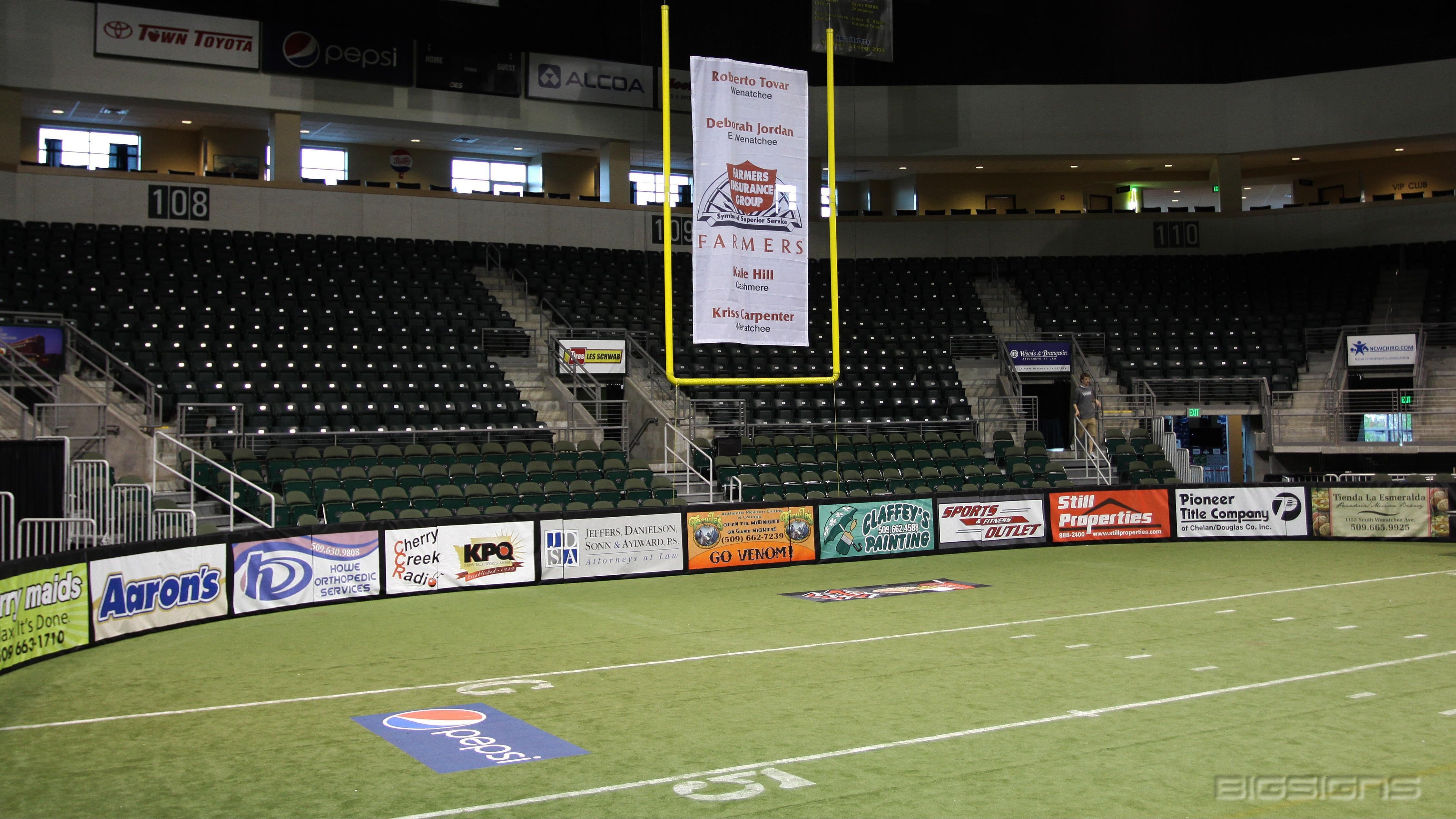 MonsterNetLogos™ Football Field Goal Net Banners | BIGSIGNS – BigSigns.com