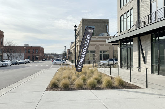 Bow & Feather Flags - Construction - DuraFlag®