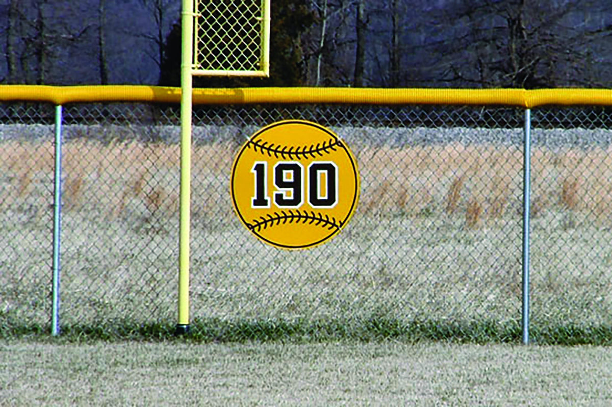 HomeRun™ Baseball & Softball Fence Distance Markers