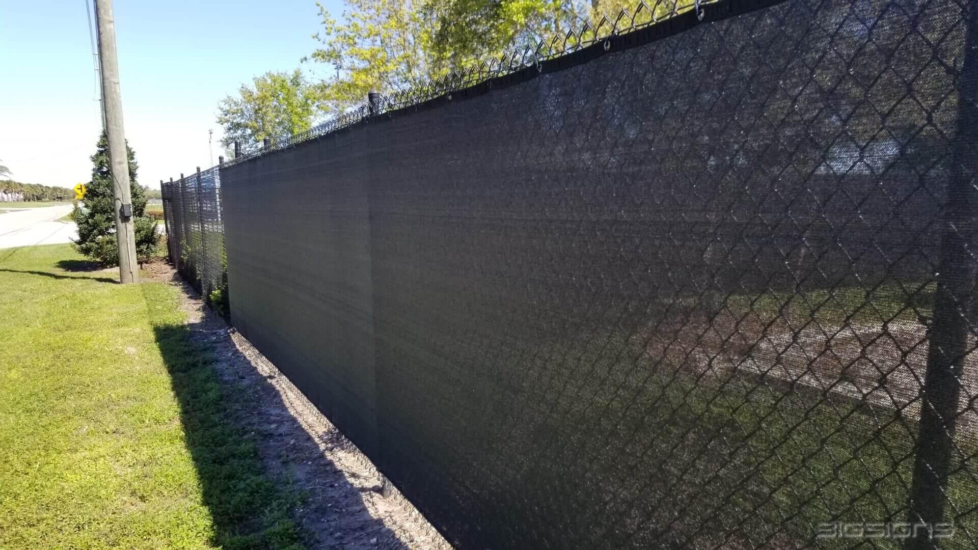 Fence Vision Screen EcoScreen90™ Budget Privacy Construction Fence Screen | Temporary Fence ...