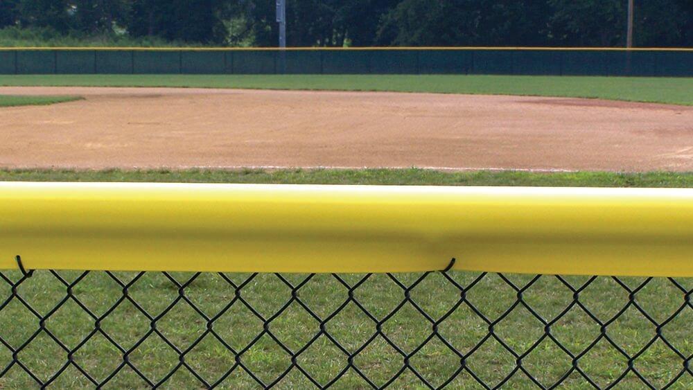 Lightweight chain link fence topper cap installed for safety, ideal for fence topper and chain link fence cover use