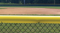 Lightweight chain link fence topper cap installed for safety, ideal for fence topper and chain link fence cover use