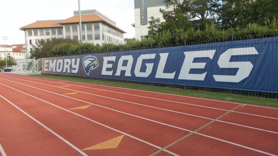 Emory Eagles football windscreen branding