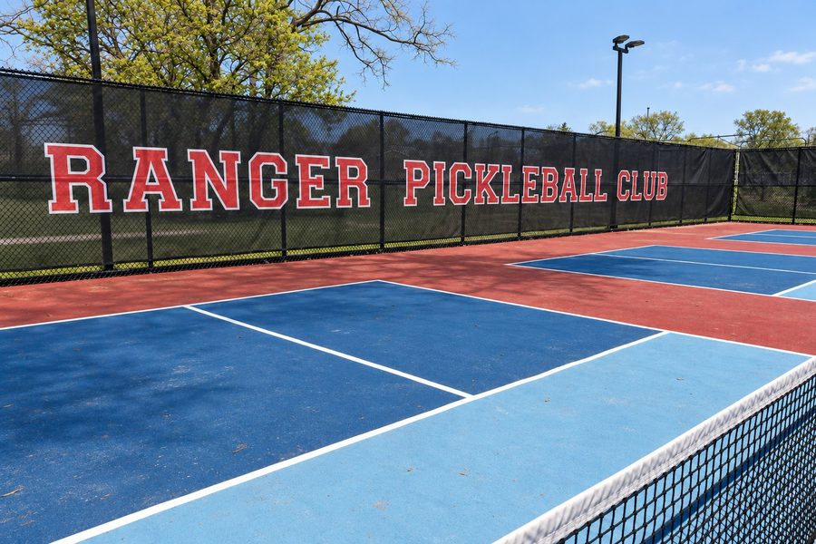 Ranger Pickleball Club windscreen branding