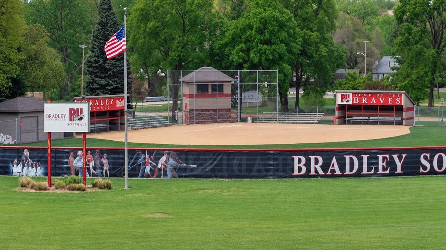 Bradley Softball windscreen branding