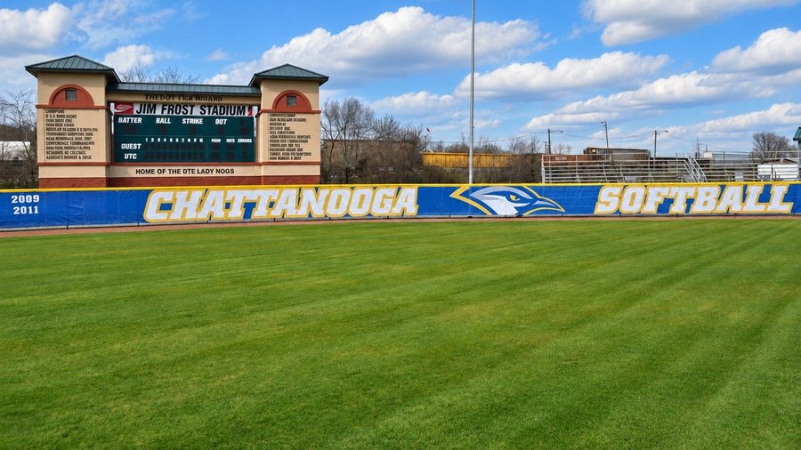 Chattanooga Mocs softball windscreen branding